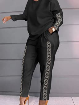 New Suit Tracksuit Patchwork Women Spring Autumn Casual Pocket Ladies Set O-Neck Long Sleeve Loungewear Streetwear Outfit