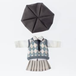 Ob11 Doll British Style Vest Set Doll School Uniform Doll Peaked Cap Accessories For Ymy, Nendoroids P9, 1/12 Bjd, Gsc, Molly