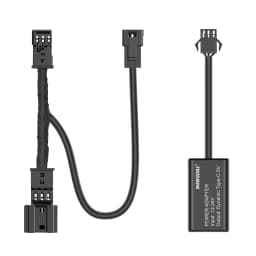 Dash Cam Power Adapter For Audi Porsche Volkswagen With Black 3-Pin Rain Sensor Rearview Mirror Adapter Type-C USB Plug and Play
