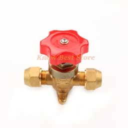 Diaphragm Split Valve Air Conditioning Cold Storage Refrigerationing Manual Valve Ccrew Solder Copper Pipe Straight Fittings