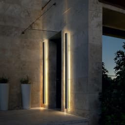 IP65 Waterproof Long LED Wall Lamp 110V 220V Outdoor Garden Villa Porch Indoor Decor Lighting Exterior Wall Sconce