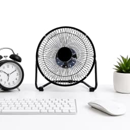 High Velocity Floor Fan Wall Mountable Electric Desktop Fan 3 Speed Settings USB Floor Fan Adjustable Tilt for Home and Office