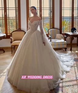 Customized Elegant Lace Wedding Dresses Ball Gown Women's Sweetheart Bridal Gowns свадебное платье Vestidos De Noiv