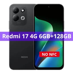 Xiaomi Redmi 17 Global Version 4G Smarphone 6.9''Display MediaTek Helio G91-Ultra 7500mAh 45W Turbo Charging 50MP AI Dual Camera