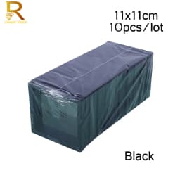 10pcs Set 3D Floating Display Case Stands Transparent Square Holder Pendant Necklace Bracelet Ring Coin Jewelry Pin Storage Box
