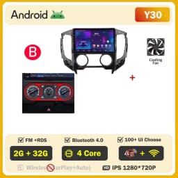 Android Autoradio For Mitsubishi Pajero Sport 3 L200 5 Triton 3 2015- 2019 Car Radio Carplay GPS Navigation Stereo Player WIFI