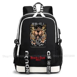 Attack on Titan Backpack Anime Mochila Student School Bag Boys Girls Gift Casual Daily Travel Rucksack