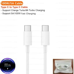 For Xiaomi 120W 100W 90W 6A Usb Type C Cable Turbo Fast Charger Cord For Mi 17 Ultra 15 14T 13 Redmi Note 15 Pro+ K90 POCO X7 F8