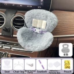 Various Styles For Labubu Cartoon Plush Safety Seat Cute Doll Air Outlet Aromatherapy Decoration Car Interior Accessories