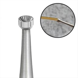 HOT 12 Pcs Round Cup Burr Set, 3/32Inch Shank Wire Rounder Bits Jewelry Carving Bits (0.8-3.0mm)