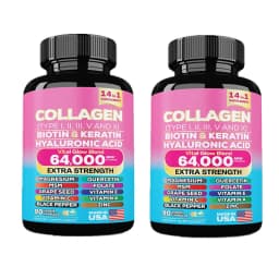 90 Caps Hydrolyzed Collagen Capsules,Remove Spots Wrinkle Eye Bags, Anti-Aging,NAD+ Supplement,Skin Care Repair for Women