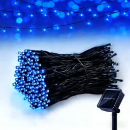20-200 LEDs Eid Mubarak Solar Fairy Lights 8 Modes LED String Lights Outdoor for Garden Party Decoration Ambient Lighting