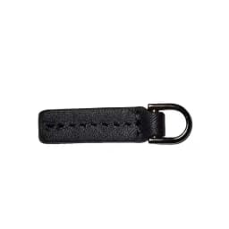 Top Layer Cowhide Zipper Pull Tab Detachable Copper Screw Rod Hardware D Buckle Handbag Resistant Pull Handle Clothing Access...