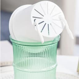 Lazy Hydroponic Flower Pot Automatic Water-Absorbing Flowerpot Transparent Double Layer Plastic Self Watering Planter Office