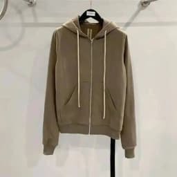 HKSH Spring New Men's Tide Punk Dark Hoodie Classic Black Coat Zipper Cardigan Hooded Long Sleeve Sweater Chic Sweatshirt HK0794