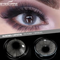 EYESHARE 1 Pair Aurora Europe Colored Contact Lens Yearly Use Cosmetic Colored Contacts Lenses for Eyes Beauty Contact Lenses