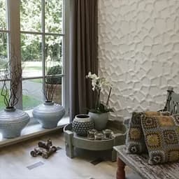 5-20pcs Home Bedroom Decor Background 35*35cm Anti-collision Ceiling 3d Wallpaper Peel Stick Waterproof Decoration Wall Stickers