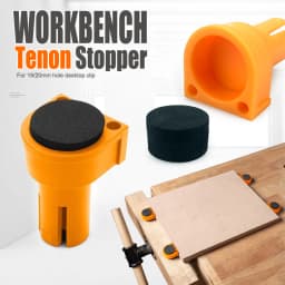 19mm 20mm 8pcs Nylon Bench Dogs Set Precision Woodworking Tool for Workbench Holes Anti-Slip EVA Rubber Inserts