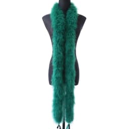 50 Grams Soft Leather Powder Turkey Feather Boa 2 Yards Natural Turkey Plumes Scarf for Party Costume Clothing Shawl Decoration