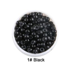 5000pcs Silicone Nano Rings 2.9x1.6x2.0mm Copper Micro Beads with Silicone Line 7 Color Options for Nano Tip Hair Extensions