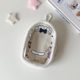 10cm Plush Doll Storage Bag Cartoon K-Pop Figure Hanging Pouch Doll Carrier Ita Bag Students Transparent PVC Backpack Pendants