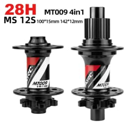New ARC MT009 4 IN 1 MTB Hub 6 Pawl NBK Bearing Hub 28 32 36 Holes Mountain Bike Hub Disc brake Aluminum alloy 8 9 10 11 12Speed