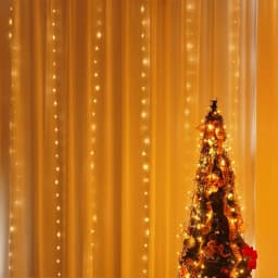 Fairy LED Curtain Lights USB Plug-in Remote Control Waterproof String Lights for Bedroom Indoor Outdoor Wedding Christmas Decor
