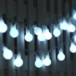 LED String Lights USB/Battery Power Globe Bulbs LED Ball Garland Lights Garden Christmas Camping Tent Canopy Decor