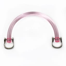 2/4Pcs U-shaped Plastic Bag Handle Acrylic Transparent Purse Frame Kiss Clasp Women Handbag Woven-bag Replace Bags Accessories