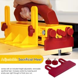 Push Block for Table Saws Router Tables Band Saws Jointers Table Saw Push Block Cuts Safe for Widgets Difficult Cut ThinRips Cut