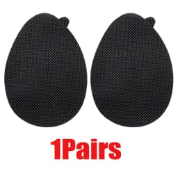 Insole Wear-resistant Tendon Rubber Sole Non-slip Stickers High Heels Forefoot Anti-skid Pad Sole Anti-slip Pad Unisex 10Pairs
