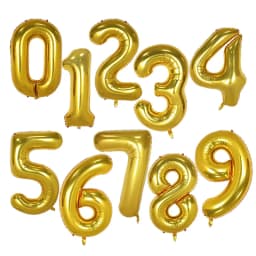 30 40inch Gradient Rose Red Big Number Foil Balloons 0 1 2 3 4 5 6 7 8 9 18 Years Old Birthday Party Wedding Party Decoration