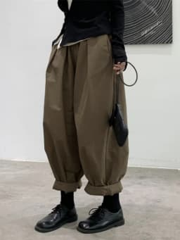 plus Size Women's Casual Loose Dad Nine-Piece Cabbage Pants Spring Summer Trendy Design Commuting Sle Lantern Pants