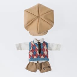 Ob11 Doll British Style Vest Set Doll School Uniform Doll Peaked Cap Accessories For Ymy, Nendoroids P9, 1/12 Bjd, Gsc, Molly