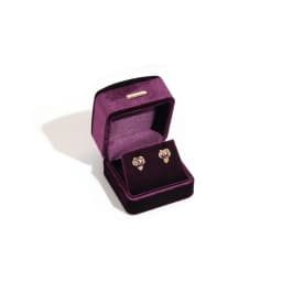 High End Rounded Edge Velvet Jewelry Storage Box with Multi Compartments for Earrings Rings Bracelets Necklaces Organizer Gift
