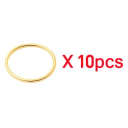 10-40pcs Metal O Ring Buckle 15-50mm Bag Strap Belt Webbing Clasps DIY Hardware Accessories