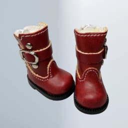 Tilda 3.6cm Doll Boots 1/6 Mini Leather Doll Shoes Designed for Blythe Azone 1:6 Doll Casual Puppet Shoes Accessories