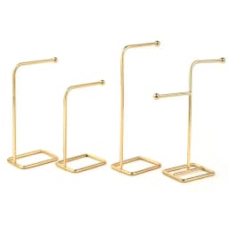 Jewelry Display Holder Metal Earring Storage Rack DIY Jewelry Organizer Holder Earring Necklace Pendants Organizer Display Stand