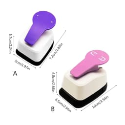Professional Craft Hole Cutter DIY Embossing Punches Plastic Embossing Device Jewelry Card Crafting Tools for Jewelry
