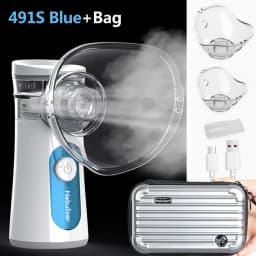 KIUZOU Medical Silent Mesh Nebulizer Handheld Asthma Inhaler Atomizer Kids Adult Nebulizador Mini Portable Nebulizer Humidifier