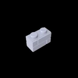 Gobricks GDS-631 Profile brick 1x2 single gro. compatible with lego 98283 children's DIY Educational Building Blocks Technical