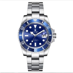 40mm Corgeut man Watch Custom Logo Luxury Sapphire NH35 Automatic Mechanical Watches Ceramic Bezel 120 Click Luminous