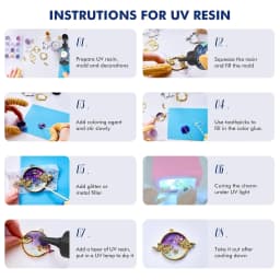 UV Resin - 100g Crystal Clear Hard Type UV Glue Ultraviolet Curing Epoxy Resin for DIY Jewelry Making, Craft Decoration