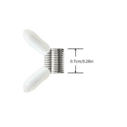 4/8/10Pcs Stainless Steel Bead Stoppers Creative Bead Wire Ends Jewelry Beading Stringing Wire Tools for Jewelry Making