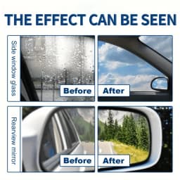 Car Glass Oil Removal Kit - Remove Water Stains, Oil Film, Suitable for Automotive and Household Glass