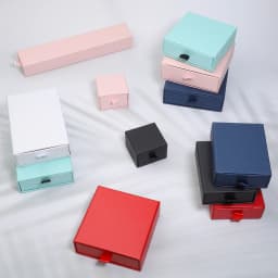 1pcs Kraft Paper Drawer Jewelry Packaging Box Greeting Card Necklace Bracelet Gift Display Case Boxes Cardboard Jewelry Storage