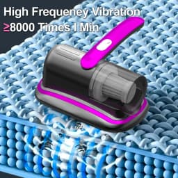 Wireless Handheld Mattress Vacuum Cleaner with UV-C Light HEPA Filter And Ultrasonic Vibration12KPa for Bed Sofa Car Seat Carpet