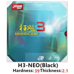 DHS Hurricane 3 neo table tennis rubber original pips-in Hurricane-3 neo DHS ping pong sponge