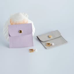 5-Pack Bulk Mini Envelope Jewelry Bag Snap Button Closure Luxury Microfiber Suede Jewelry Necklace Earrings Packaging Pouch Bags