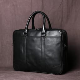 Retro Genuine Leather Handbag Men's Horizontal Large-capacity Messenger Briefcase First Layer Cowhide Business Computer Bag